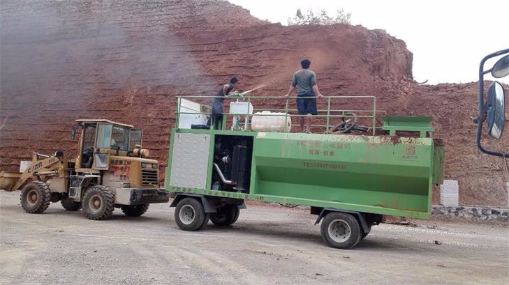 客土噴播機的技術特點
