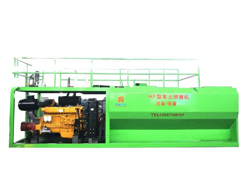 邊坡綠化客土噴播機怎么綠化種草