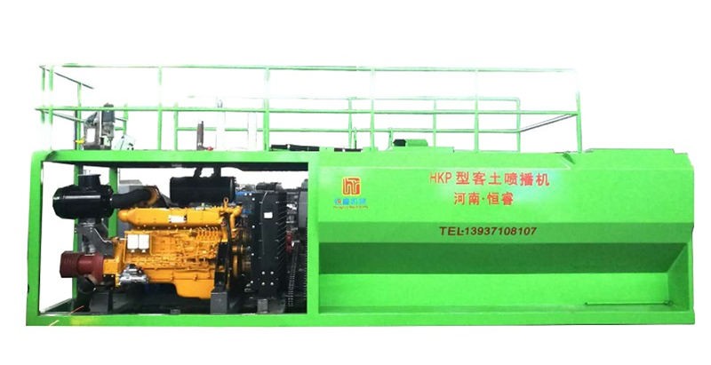 恒睿雙級增壓泵客土噴播機技術特點