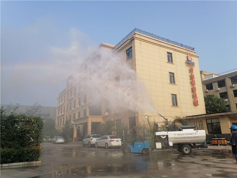 恒睿智能型遙控噴播機(jī)噴播現(xiàn)場