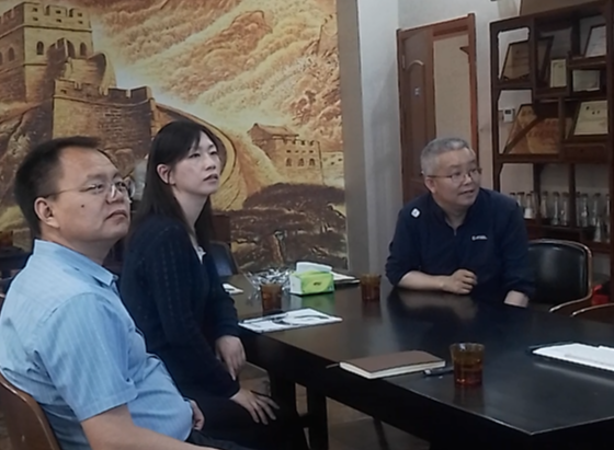 黃委會(huì)水利科學(xué)研究院領(lǐng)導(dǎo)蒞臨恒睿機(jī)械考察指導(dǎo)