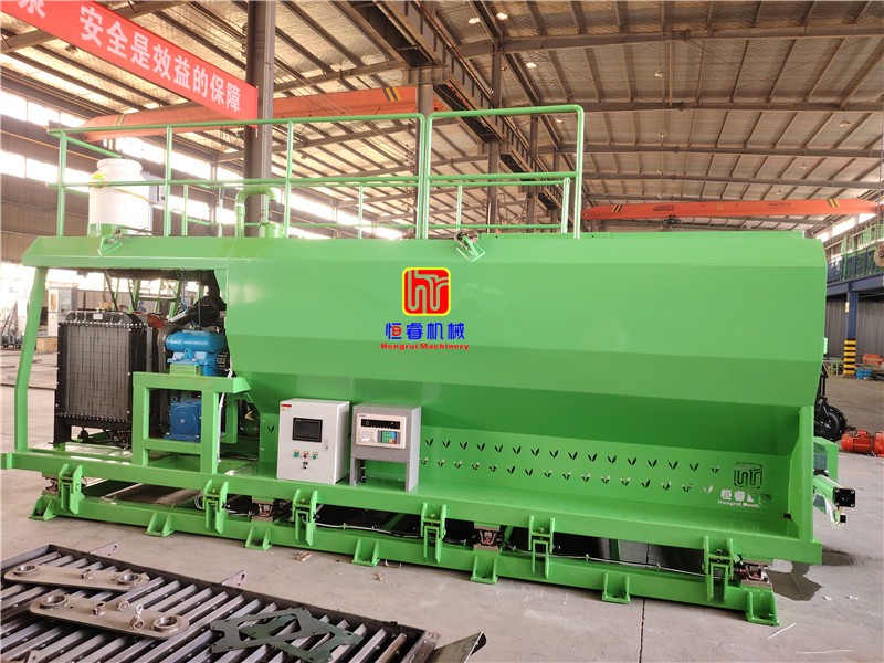 恒睿柴動版流態固化土制漿機強勢發貨江蘇，打破場地限制！